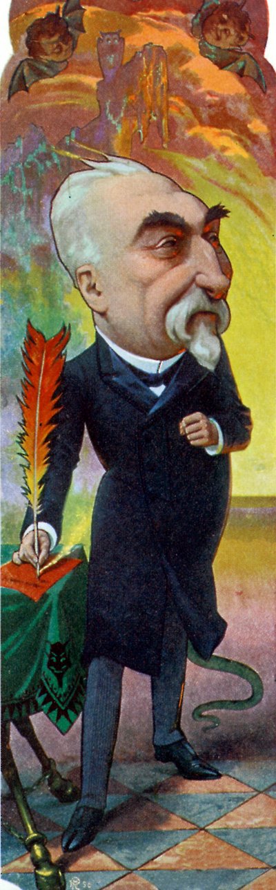 Caricature of Emile Combes by Moloch